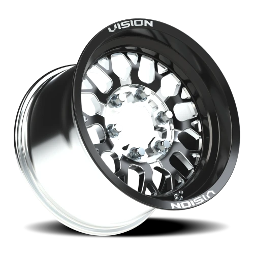 Vision 346 15x10 +25 6x139.7mm 110mm Gloss Black Milled Spokes