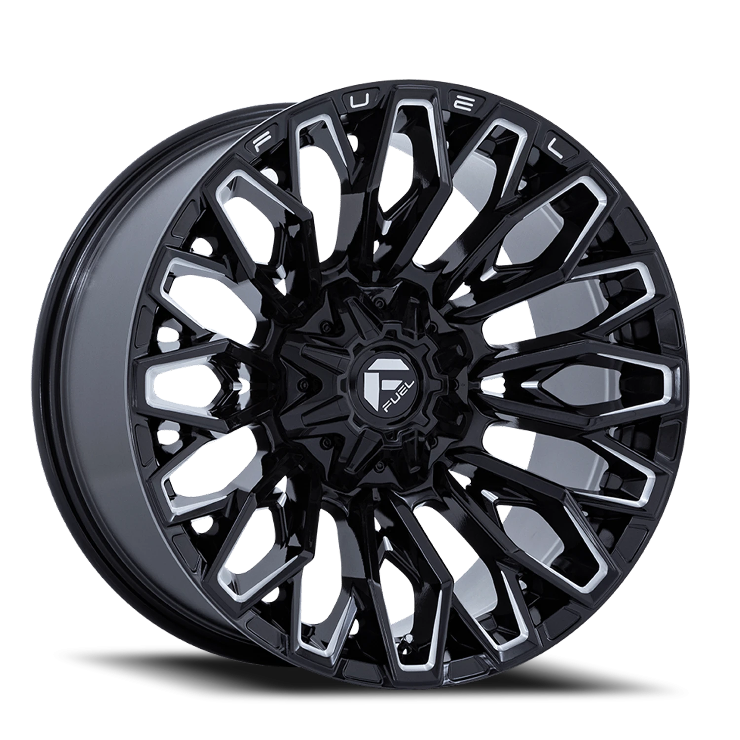 Fuel Strike FC865 22x10" 8x170mm 125.1mm CB -18mm Gloss Black Milled