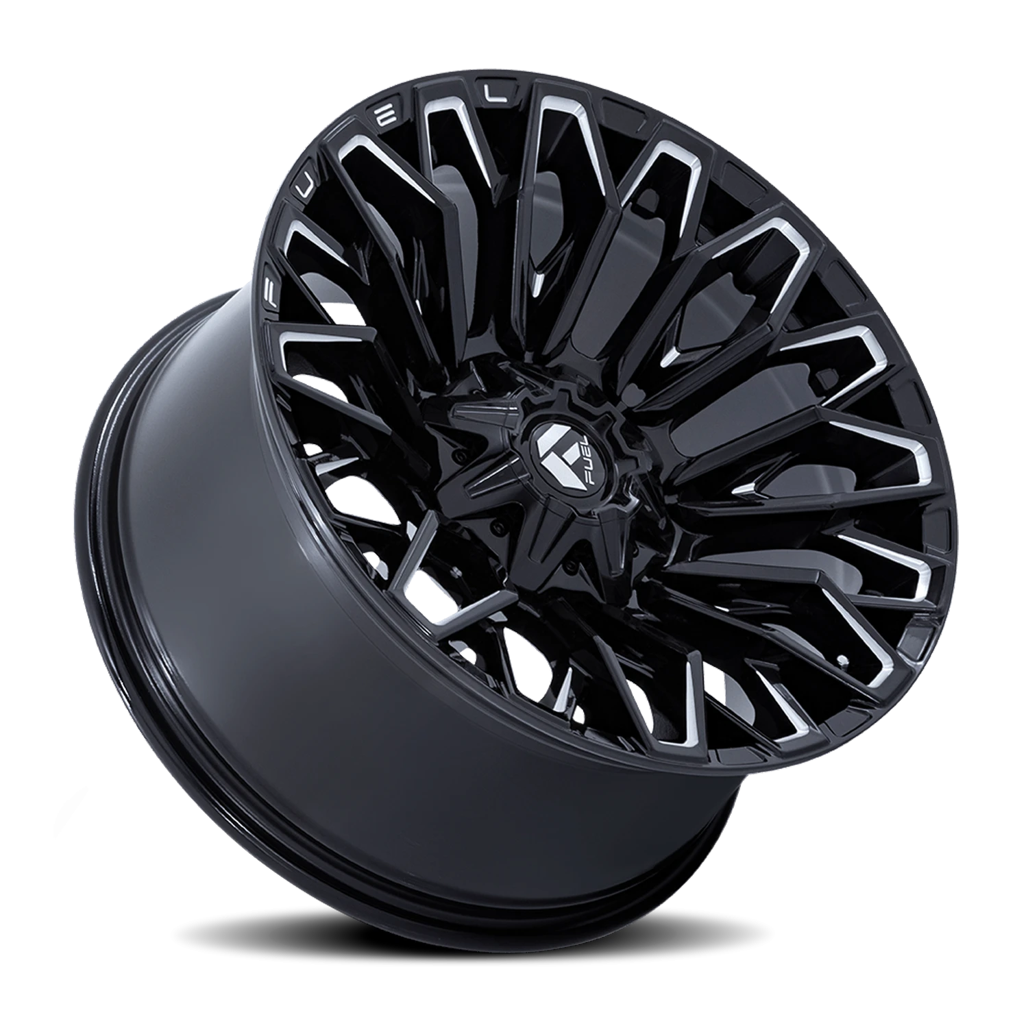 Fuel Strike FC865 22x10" 8x170mm 125.1mm CB -18mm Gloss Black Milled