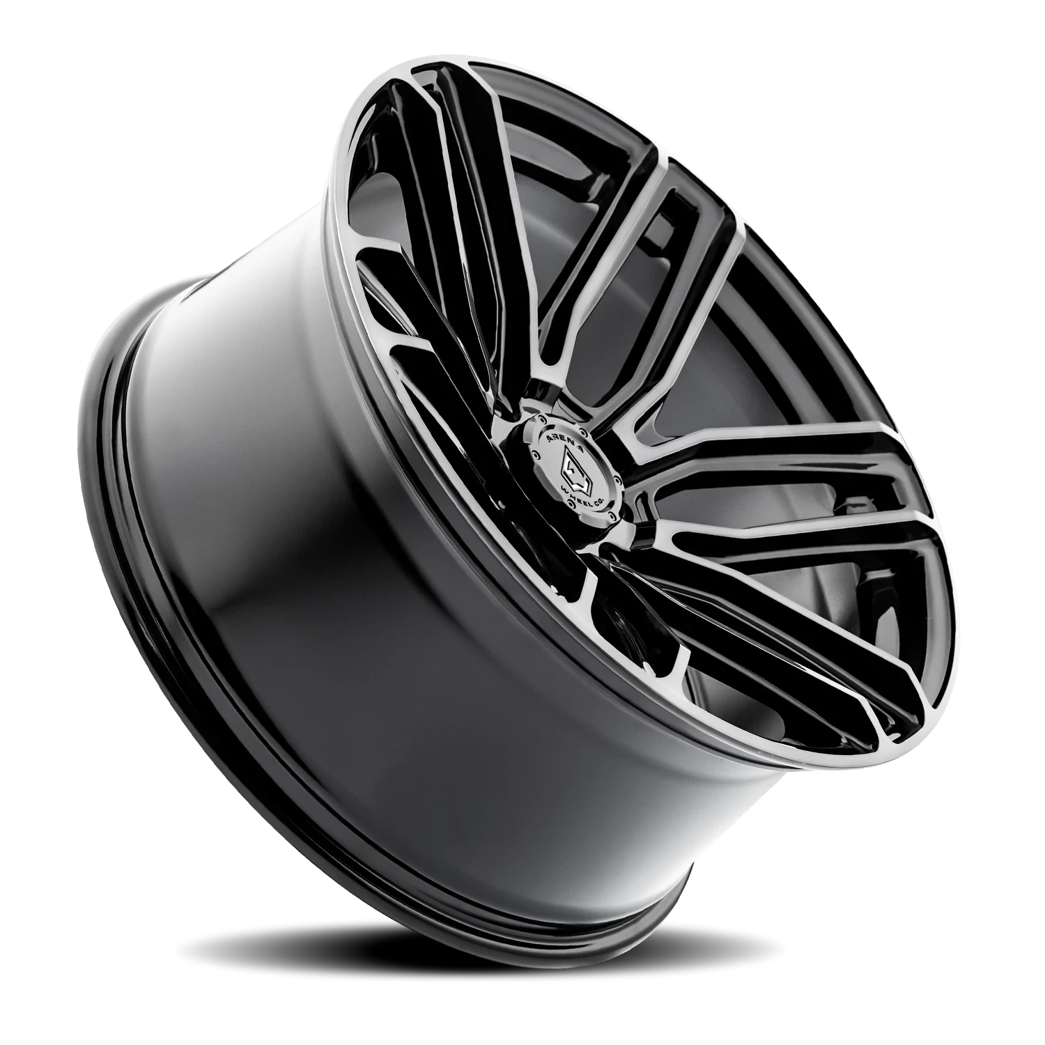 Arena Supreme 20x9" 6x139.7mm 106.1mm CB +1mm Gloss Glossy Black Brushed DDT Face Clear
