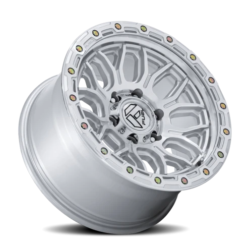 Fuel Surge 20x10 -18 6x135mm 87.1mm Gloss Silver Machined Face