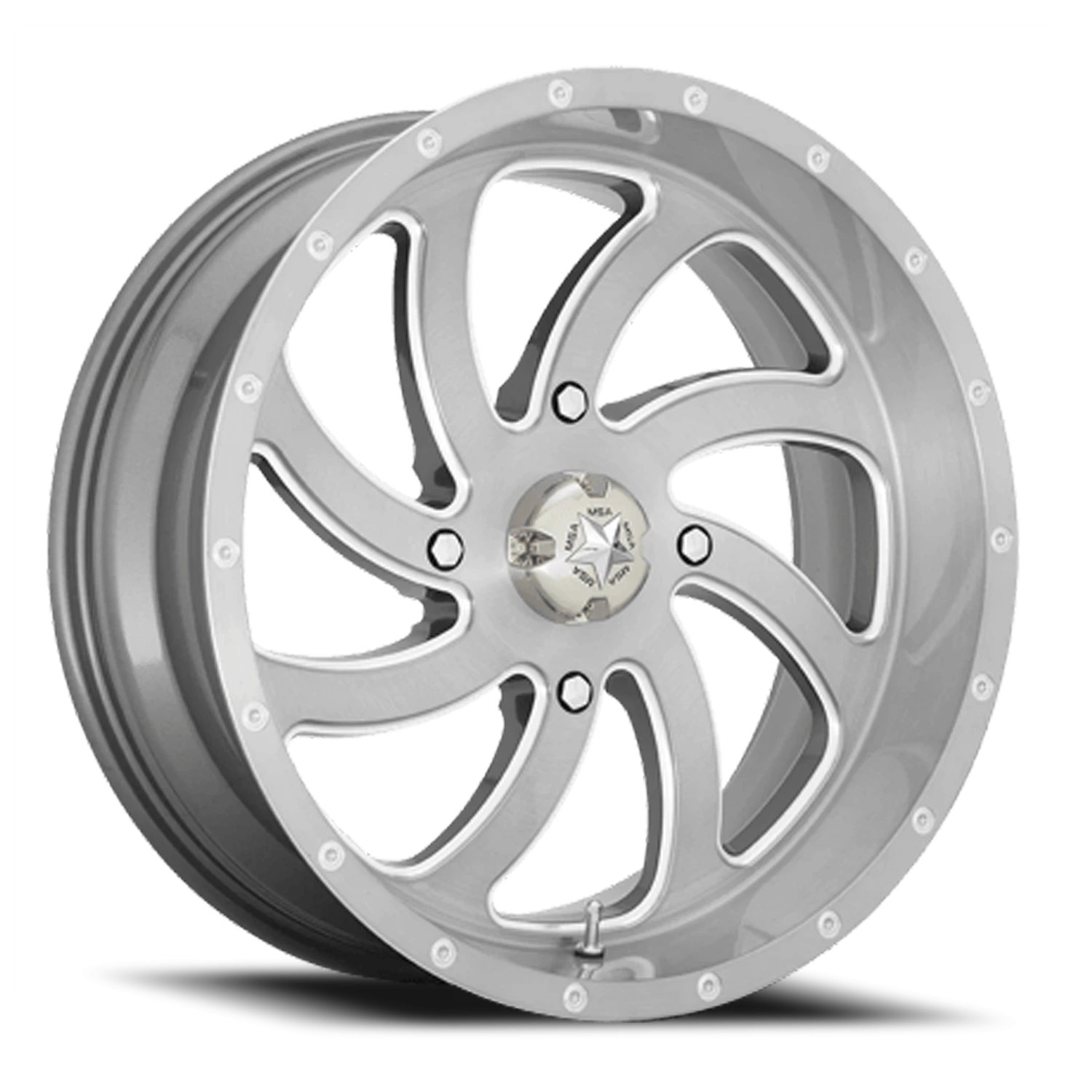 MSA Switch 20x7" 4x137mm 112.1mm CB 0mm Brushed Titanium