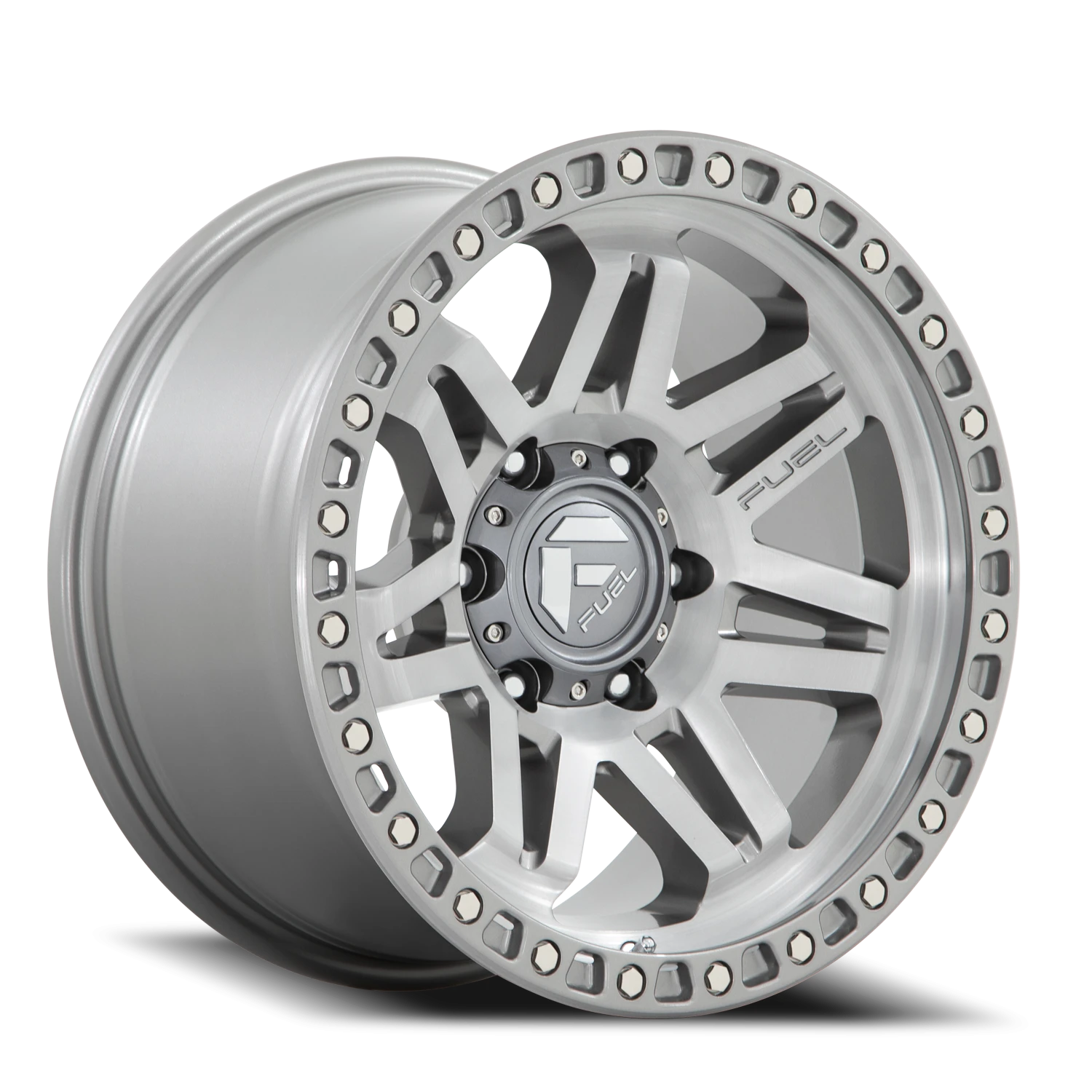 Fuel Syndicate D812 17x9 +1 6x139.7mm 106.1mm Platinum