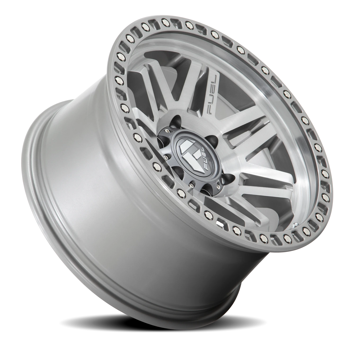 Fuel Syndicate 17x9" 6x139.7mm 106.1mm CB -12mm Platinum