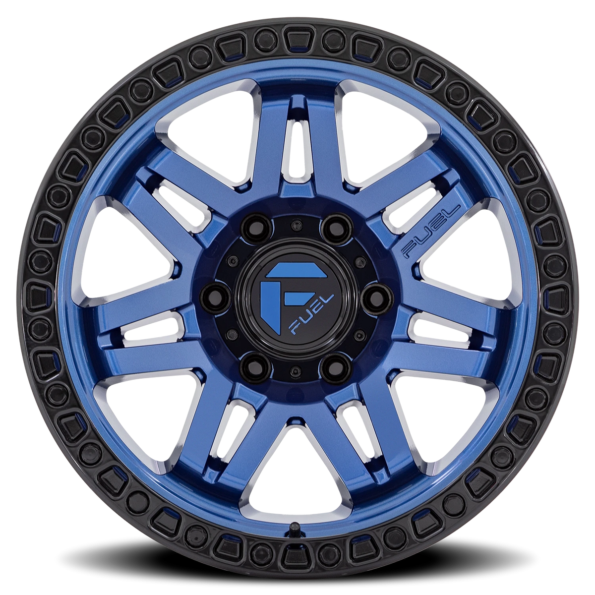 Fuel Syndicate 17x9 -12 5x127mm 71.5mm Dark Blue Black Ring