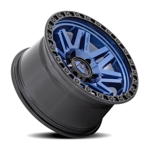 Fuel Syndicate 17x9 +1 6x139.7mm 106.1mm Dark Blue Black Ring