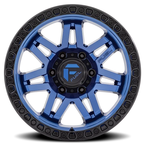 Fuel Syndicate 17x9 -12 6x139.7mm 106.1mm Dark Blue Black Ring
