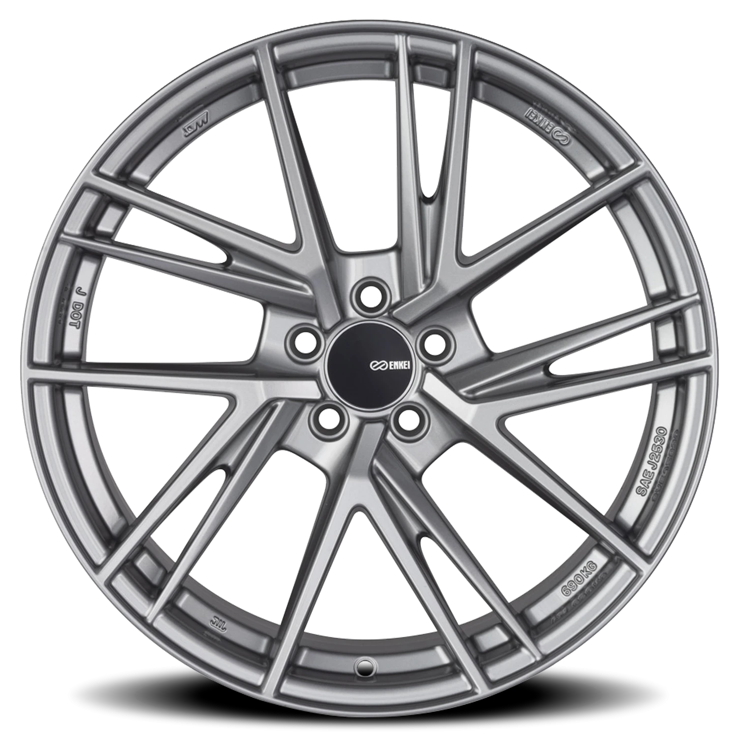 Enkei TD-5 GR 18x8.5 +25 5x114.3mm 72.6mm Storm Gray