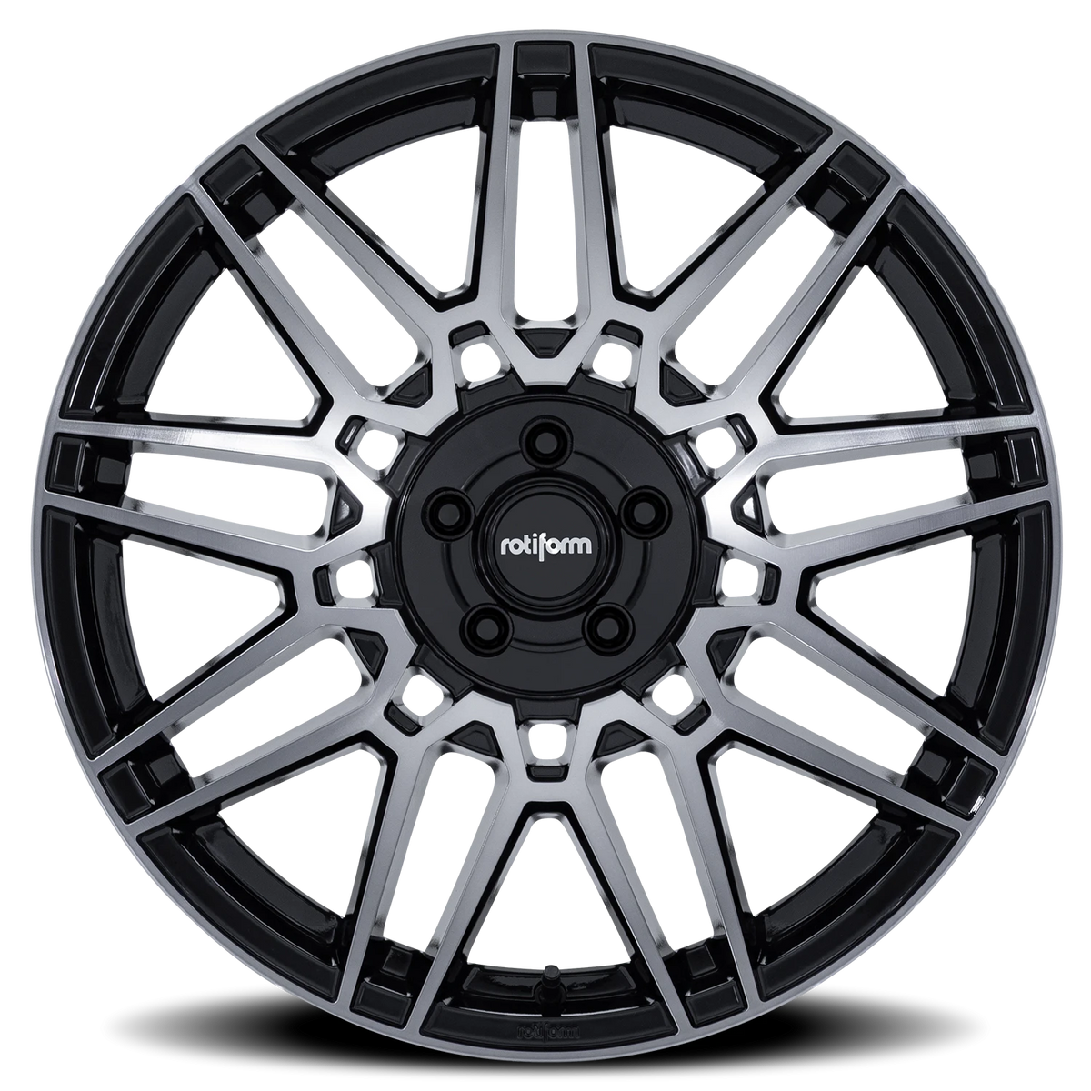 Rotiform TDX 19x9.5 +38 5x114.3mm 72.56mm Gloss Black Double Dark Tint