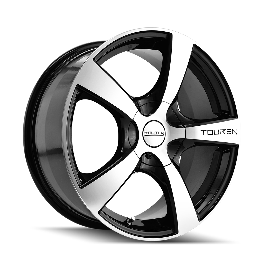 Touren TR9 16x7" 4x100mm 67.1mm CB +42mm Gloss Black Machined