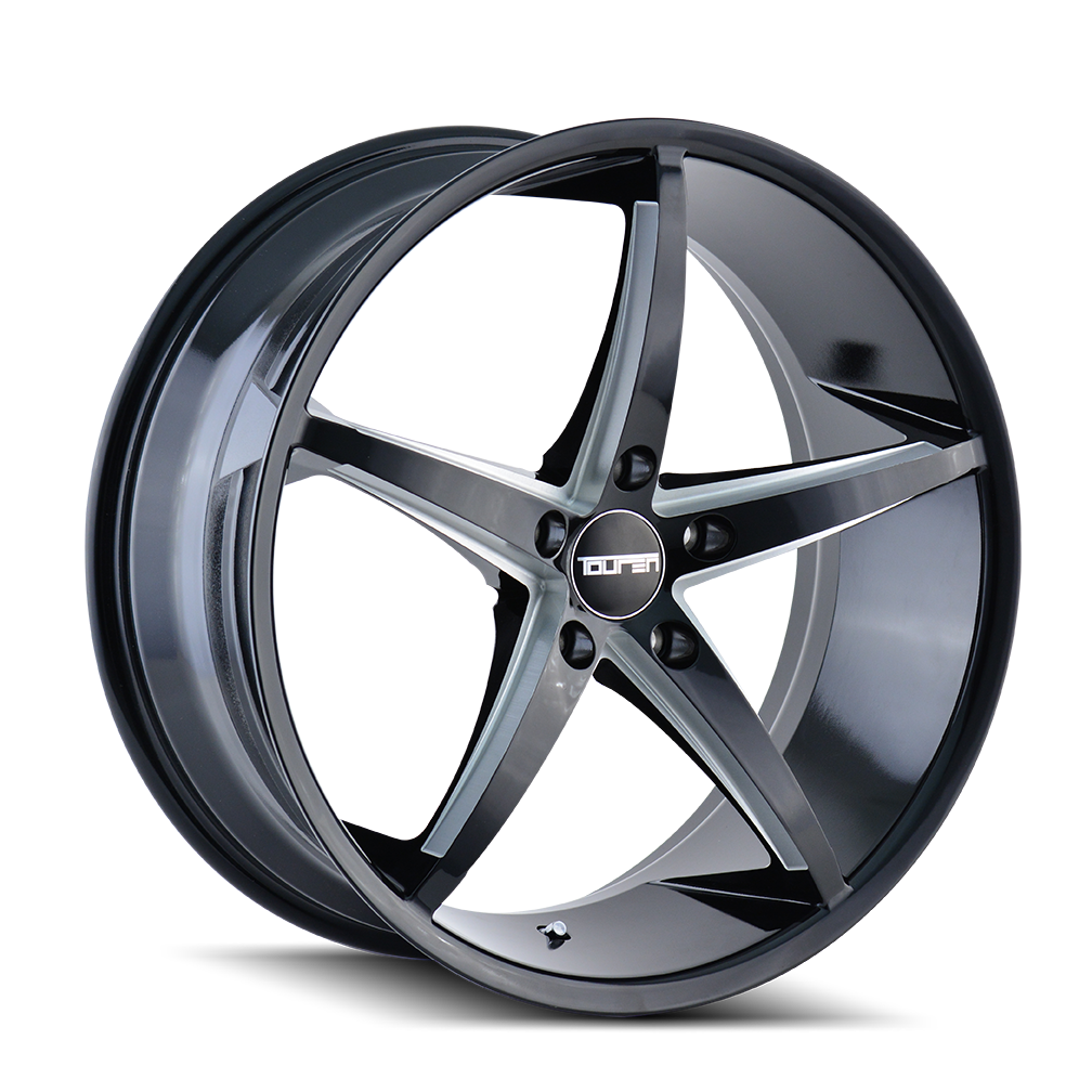 Touren TR70 17x7.5" 5x120mm 74.1mm CB +40mm Gloss Black Milled