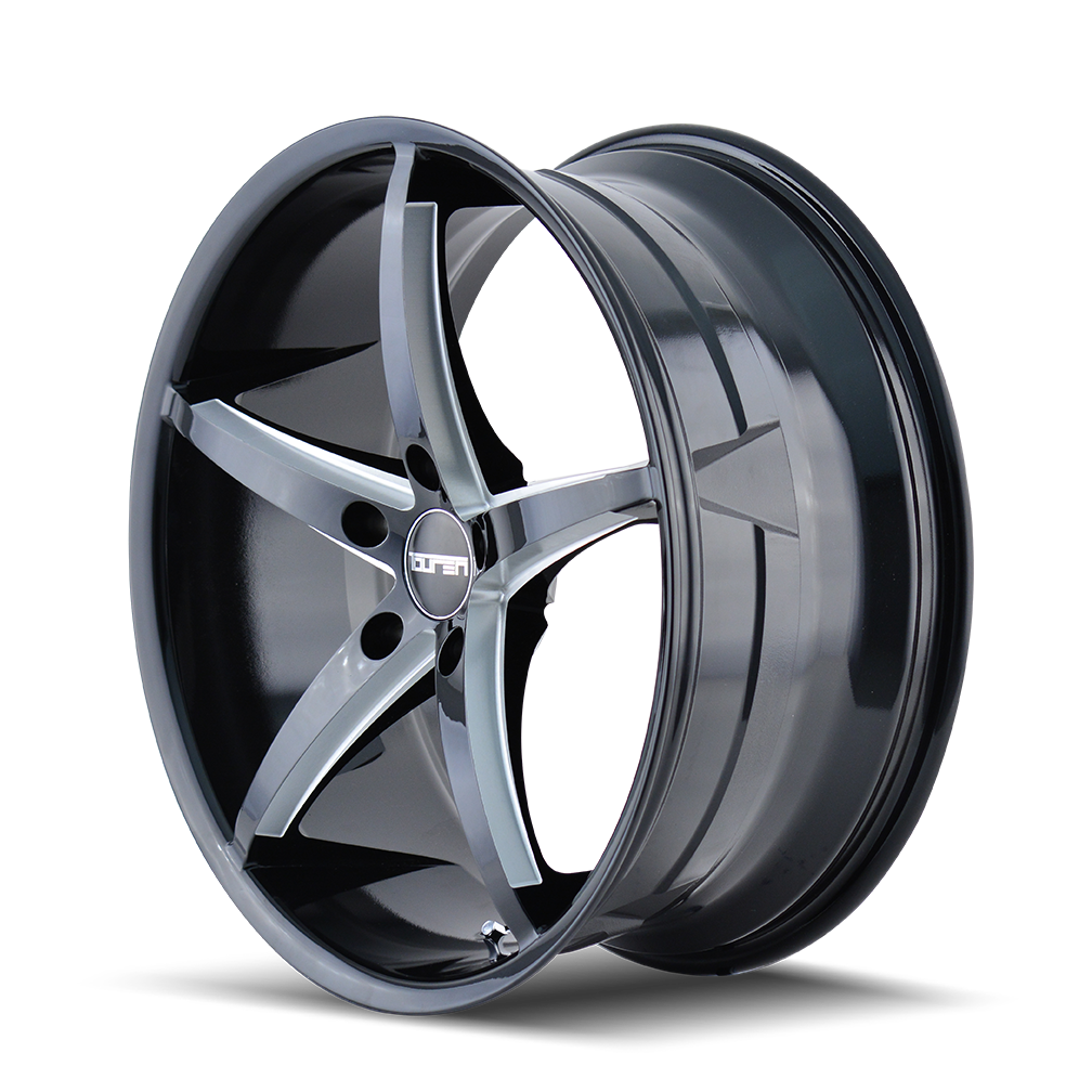 Touren TR70 17x7.5" 5x120mm 74.1mm CB +40mm Gloss Black Milled