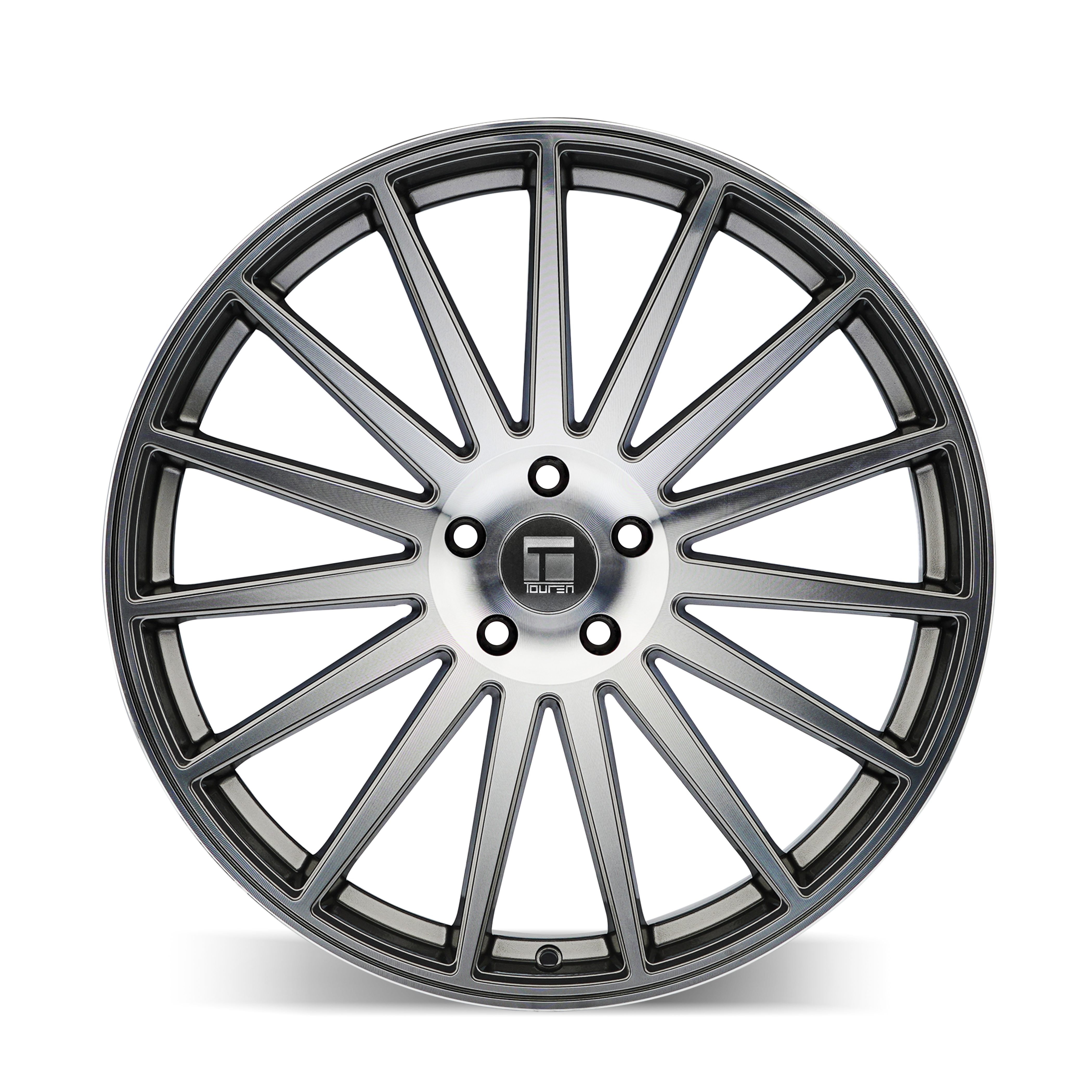 Touren TR92 20x10.5" 5x114.3mm 72.6mm CB +35mm Gloss Graphite Machined