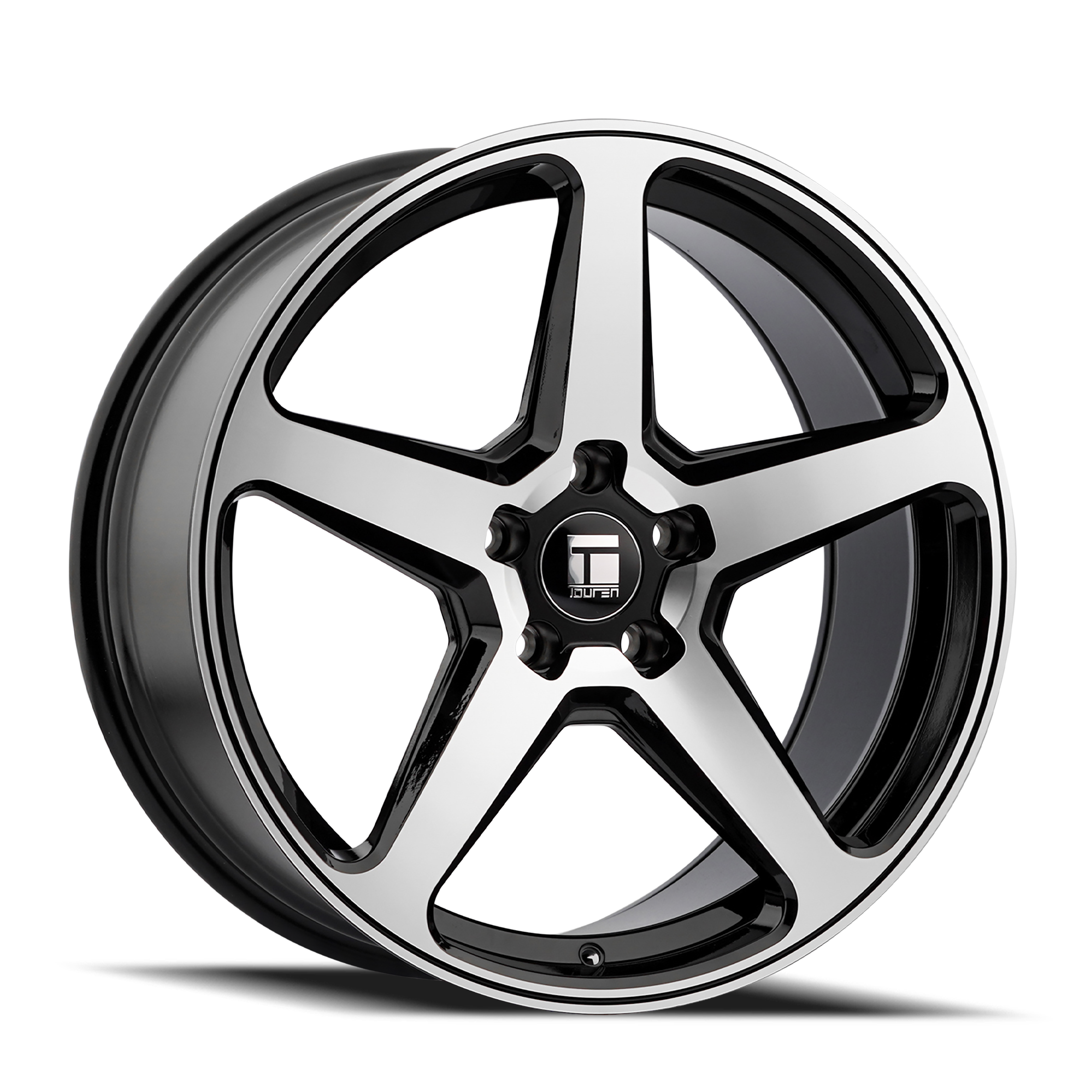 Touren TF96 20x9" 5x114.3mm 73.1mm CB +35mm Gloss Black Machined