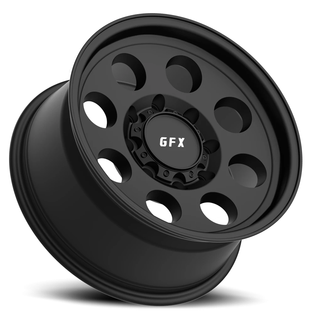 G-FX TR-16 18x9 +12 8x165.1mm 125.2mm Matte Black