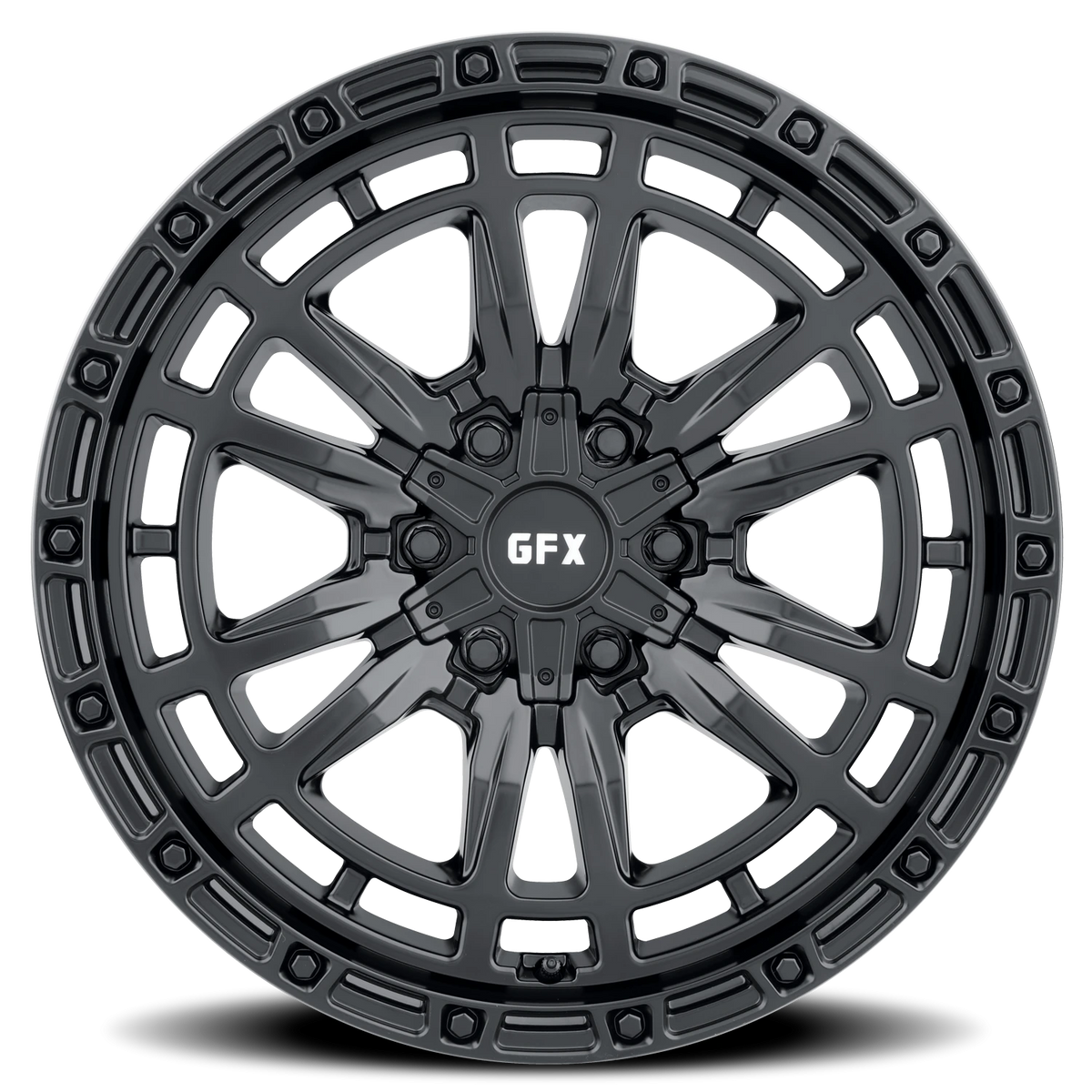 G-FX TR-24 20x9 +12 6x139.7mm 106.2mm Matte Black