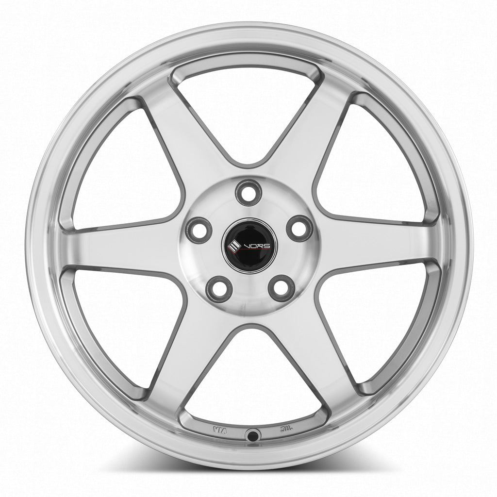 Vors TR37 17x9 30 5x112mm 73.1mm Silver Machined Face