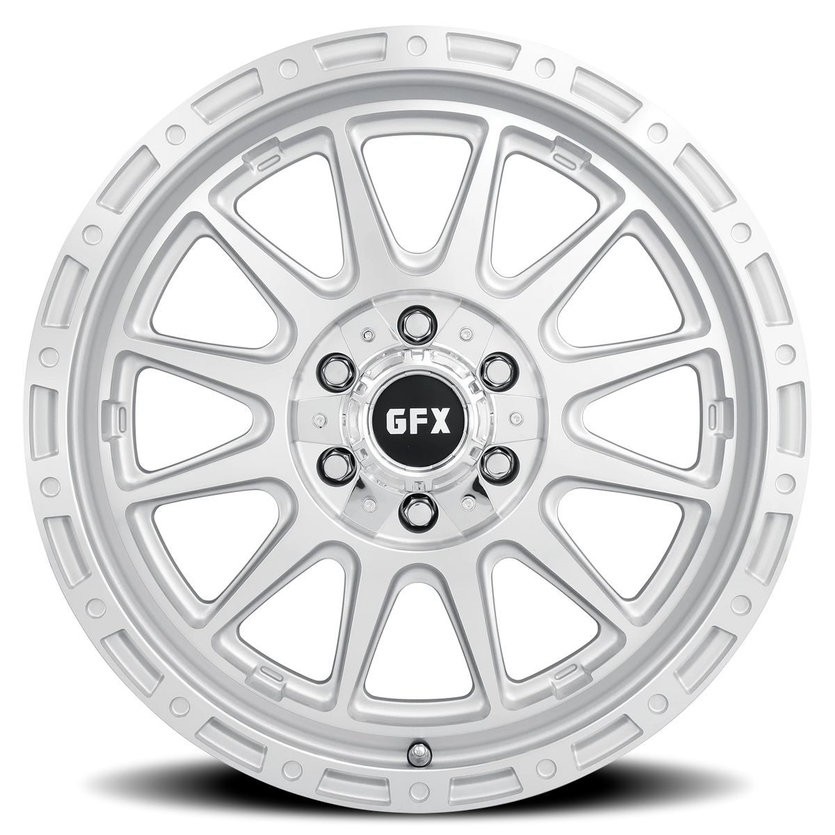 G-FX TR38 20x8.5 +35 6x135mm 95.2mm Machined Silver