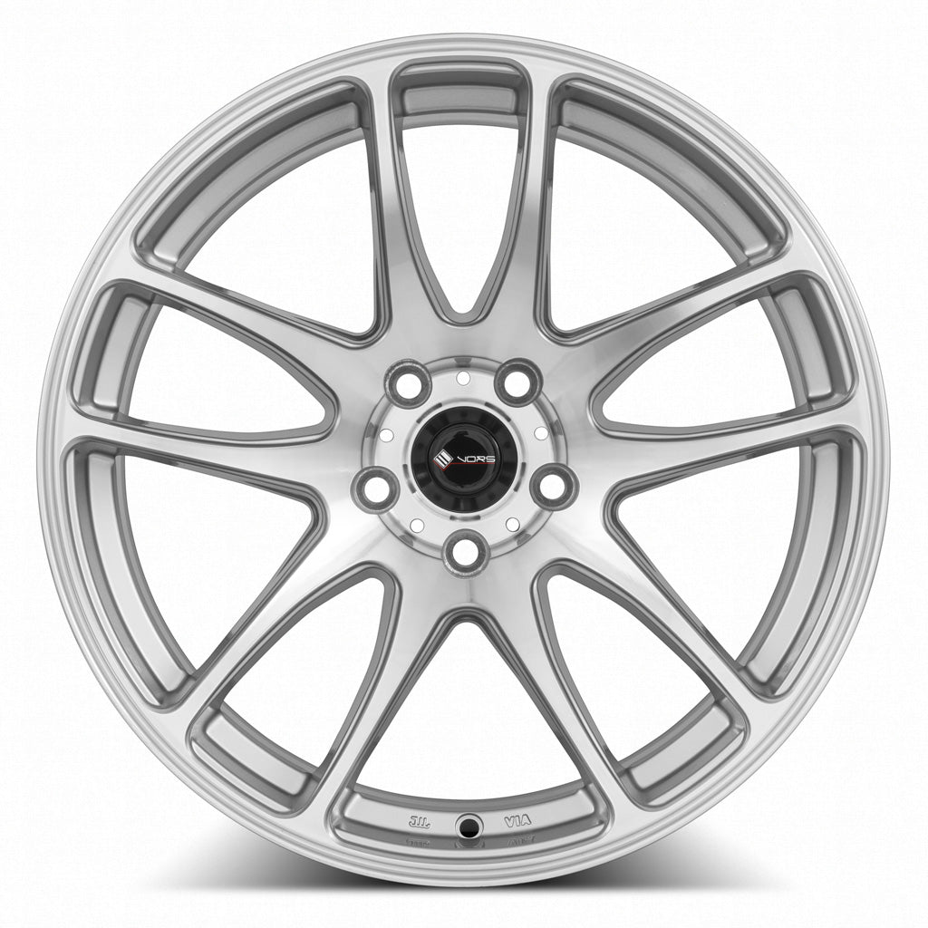 Vors TR4 17x8 35 5x108mm 73.1mm Silver Machined Face