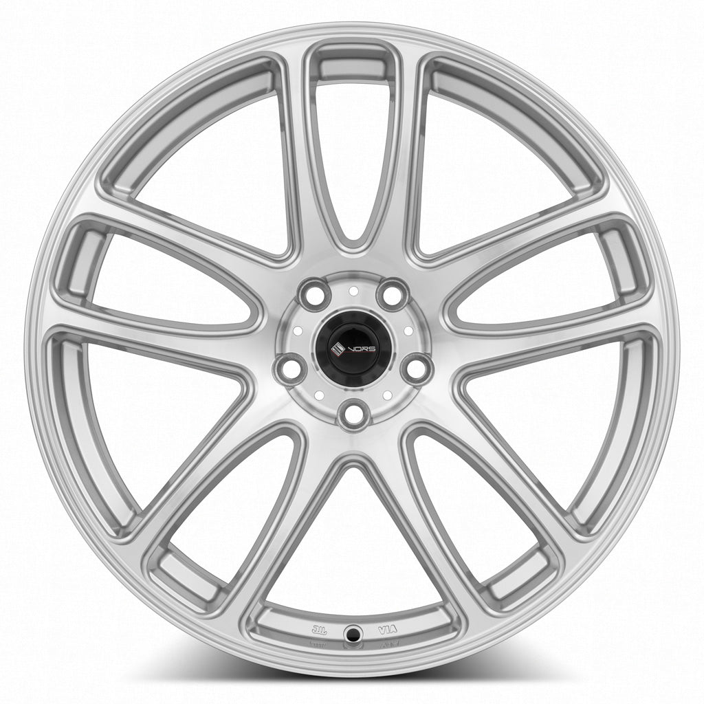 Vors TR4 20x8.5 35 5x115mm 73.1mm Silver Machined Face