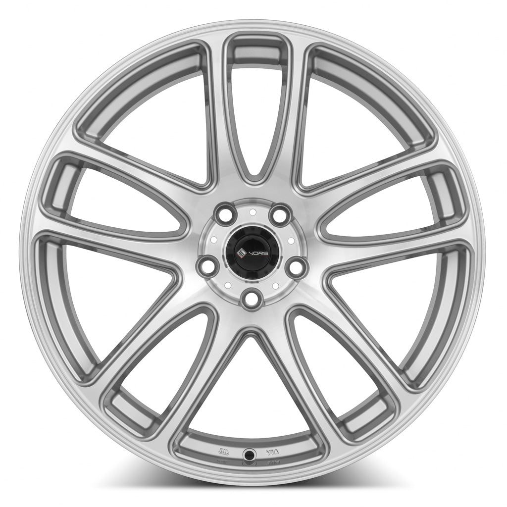 Vors TR4 20x9.5 35 5x115mm 73.1mm Silver Machined Face