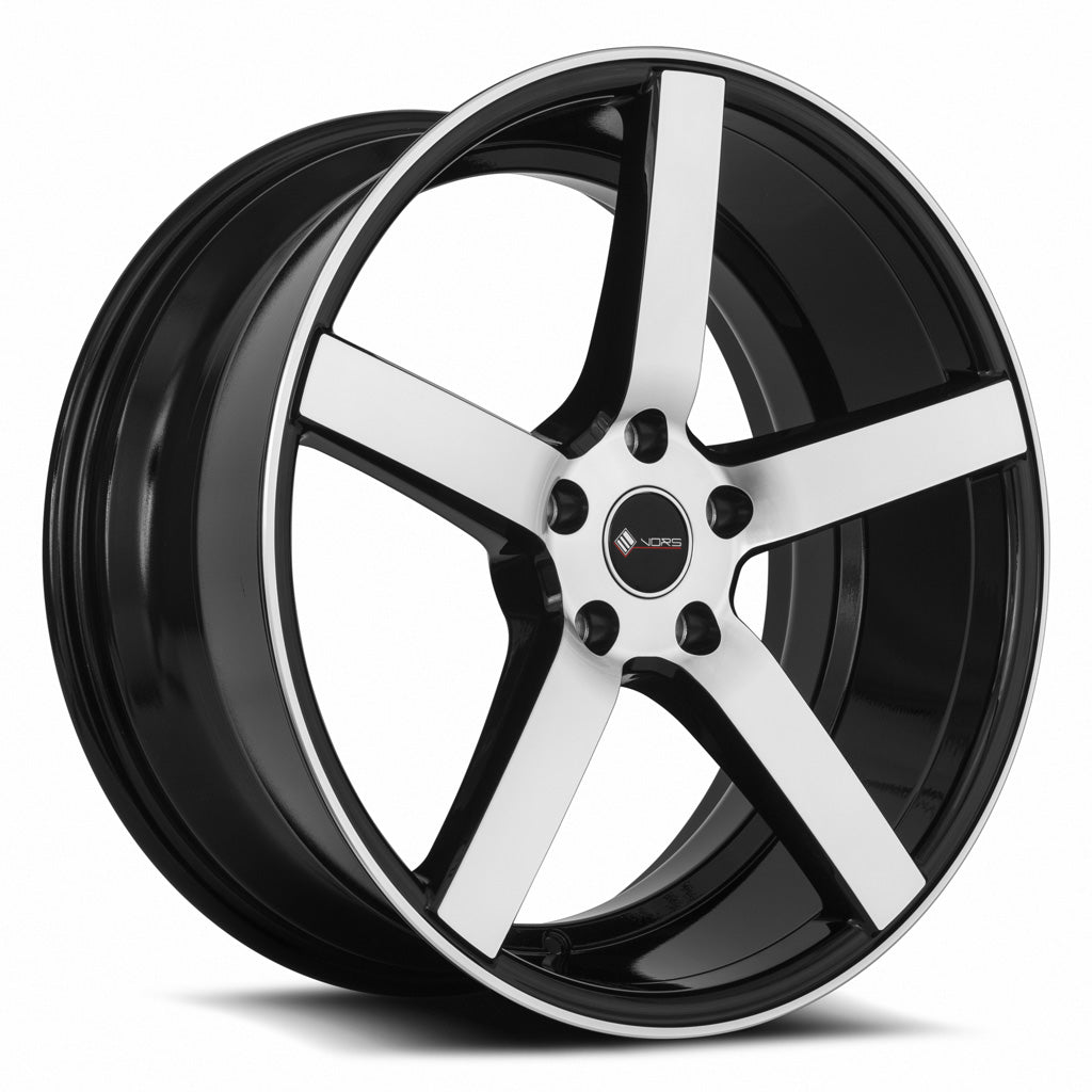 Vors TR5 20x8.5 35 5x115mm 73.1mm Black Machined Face