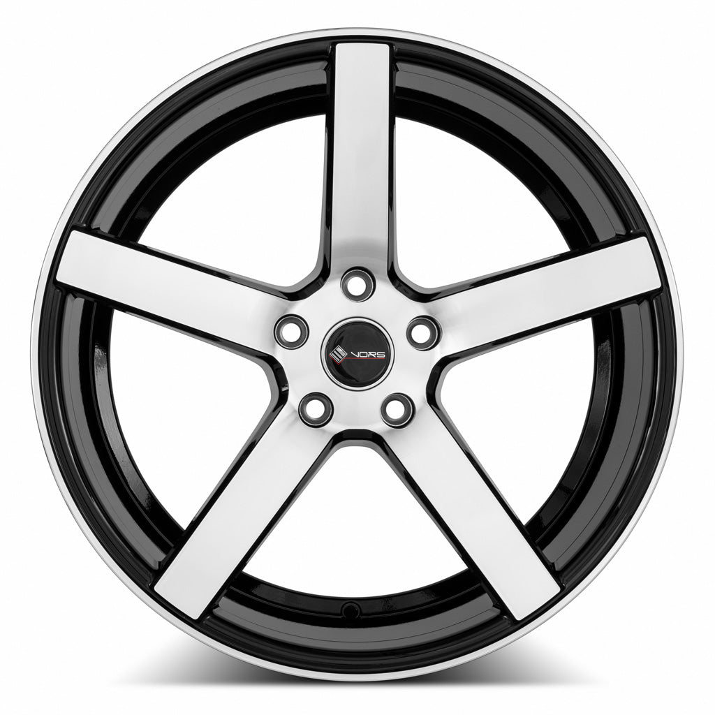 Vors TR5 20x8.5 35 5x120mm 73.1mm Black Machined Face