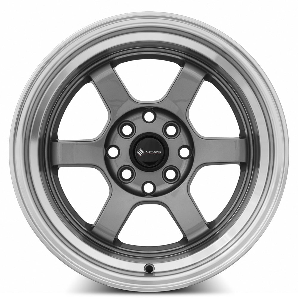Vors TR7 15x8 0 4x98mm 73.1mm Gun Metal Machine Lip