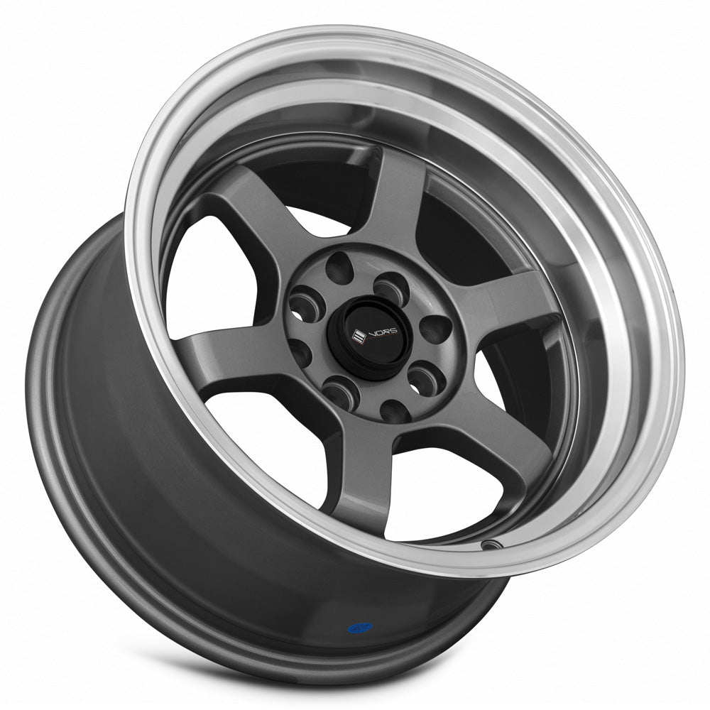 Vors TR7 15x8 0 4x98mm 73.1mm Gun Metal Machine Lip