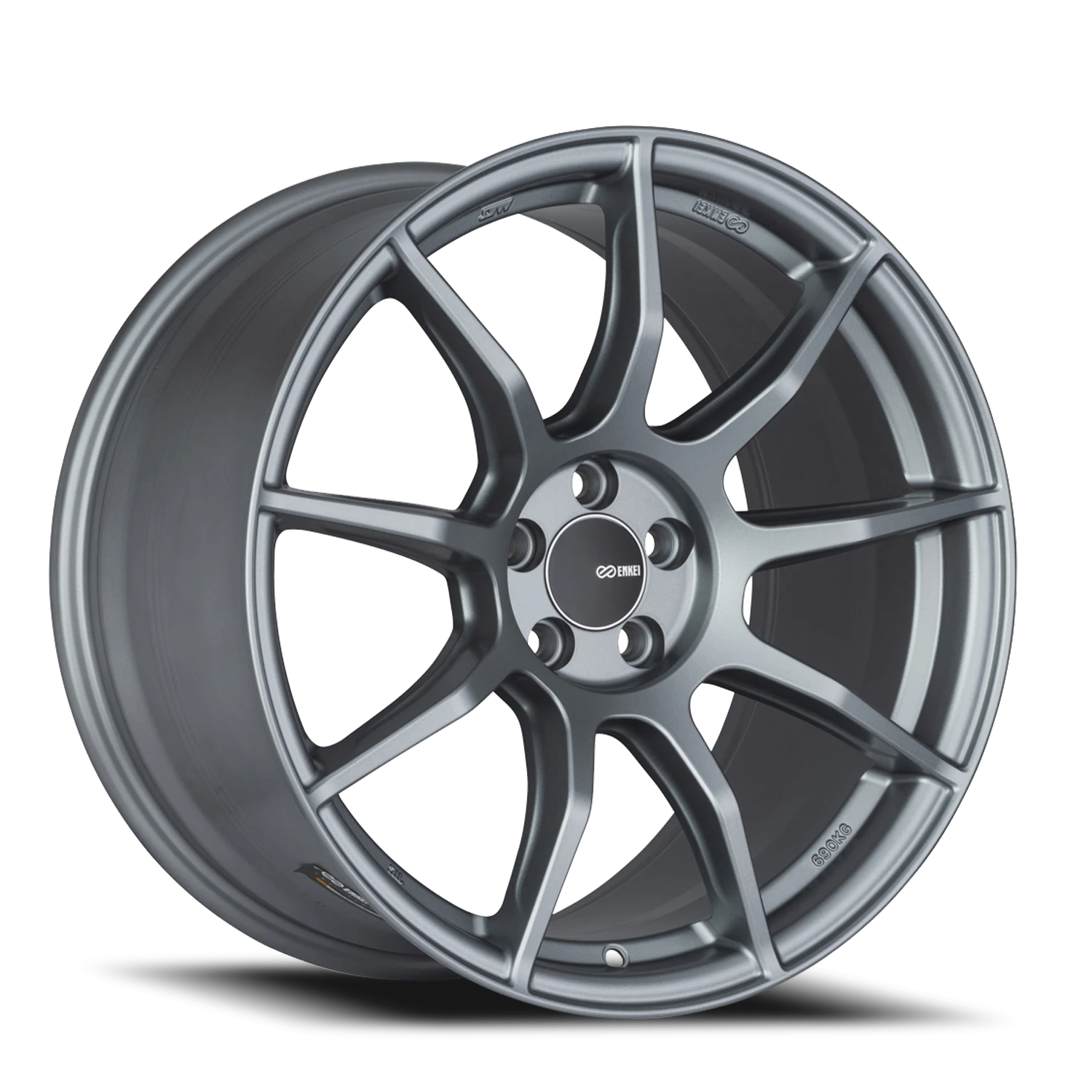 Enkei TS9 GR 17x8 +35 5x114.3mm 72.6mm Storm Gray