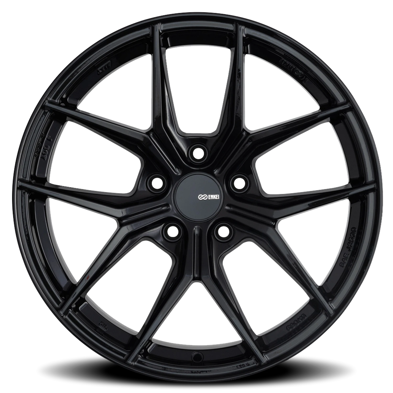Enkei TSR-X BK 18x9.5 +38 5x114.3mm 72.6mm Gloss Black
