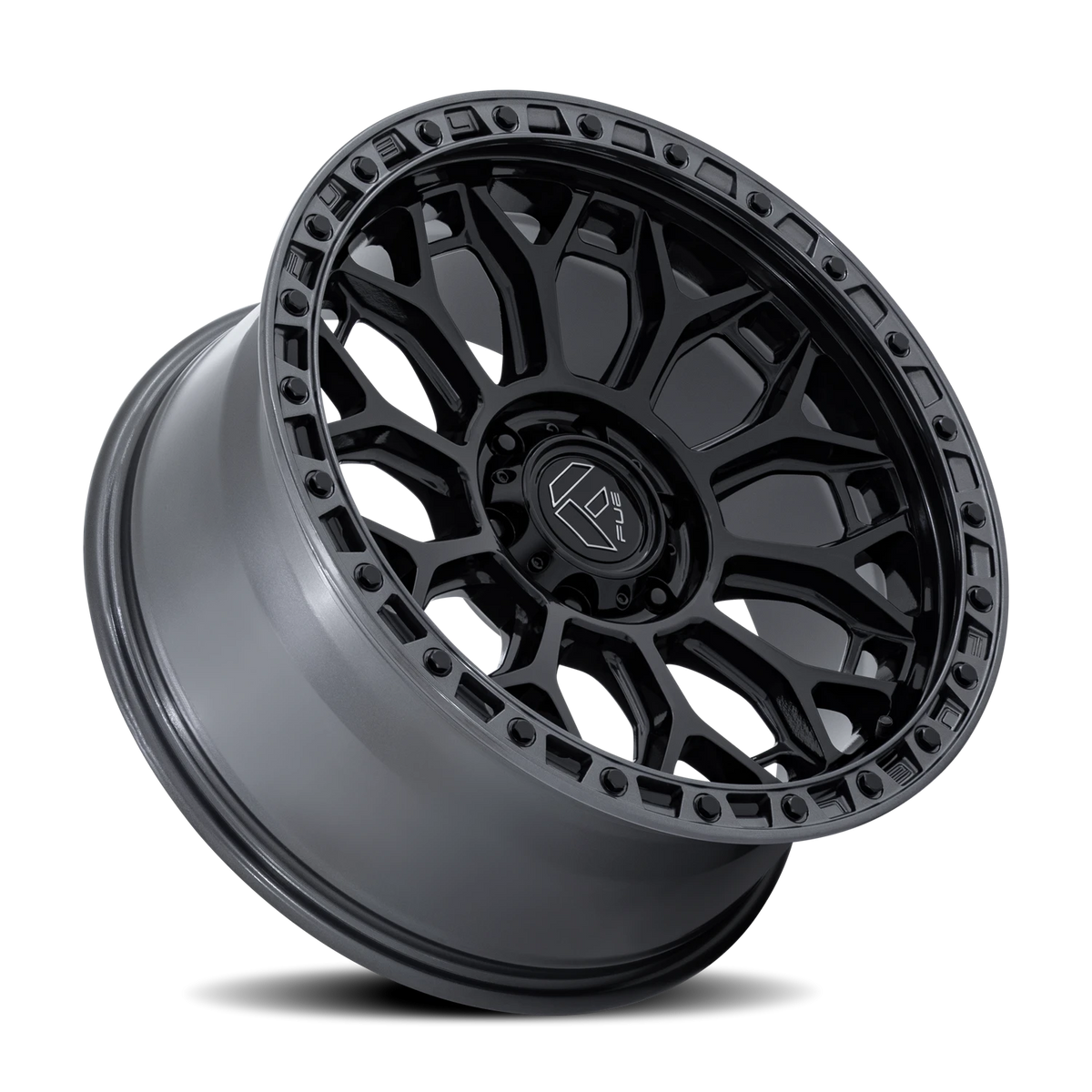 Fuel Talon 20x9 +20 5x127mm 71.5mm Gloss Black Gunmetal Lip