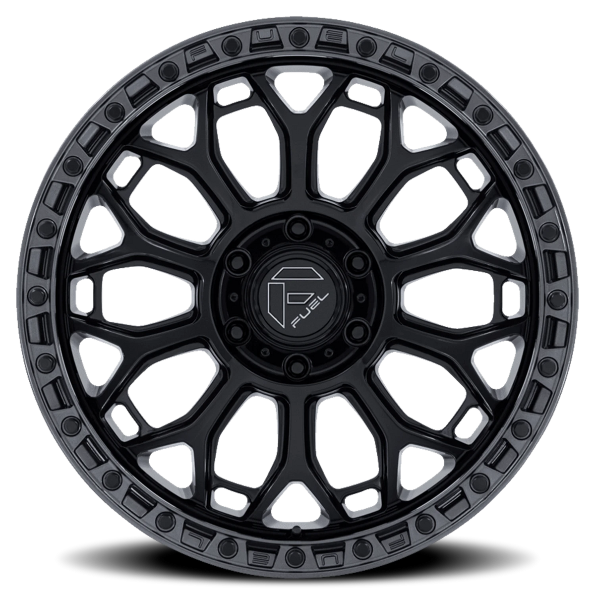 Fuel Talon 20x9 +20 5x127mm 71.5mm Gloss Black Gunmetal Lip