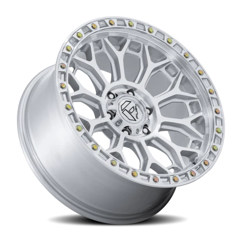 Fuel Talon 20x9 +20 6x139.7mm 106.1mm Gloss Silver Machined Face