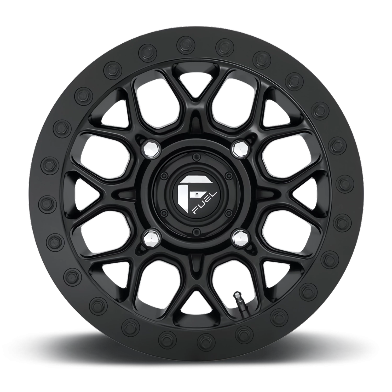 Fuel Tech Beadlock UTV 15x7" 4x156mm 132mm CB +38mm Matte Black Beadlock