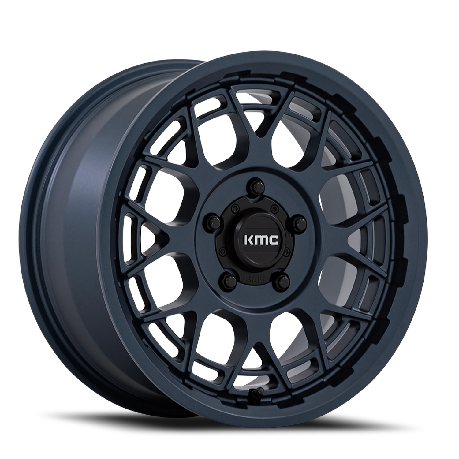 KMC Technic UTV 15x7" 4x156mm 115.1mm CB +38mm Metallic Blue
