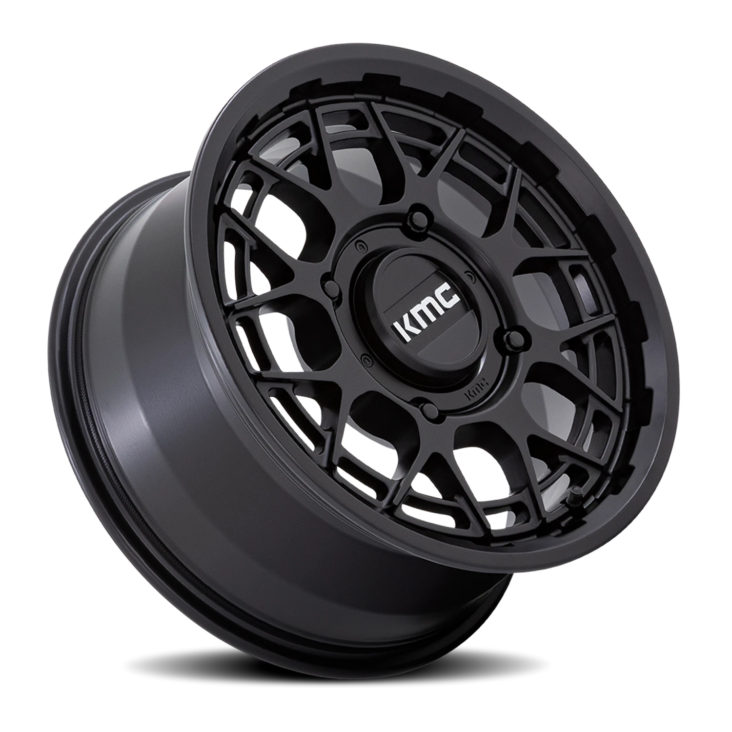 KMC Technic UTV 15x7" 4x137mm 96mm CB +38mm Matte Black