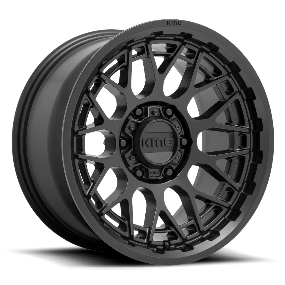KMC Technic 17x8.5" 6x139.7mm 106.1mm CB 0mm Satin Black