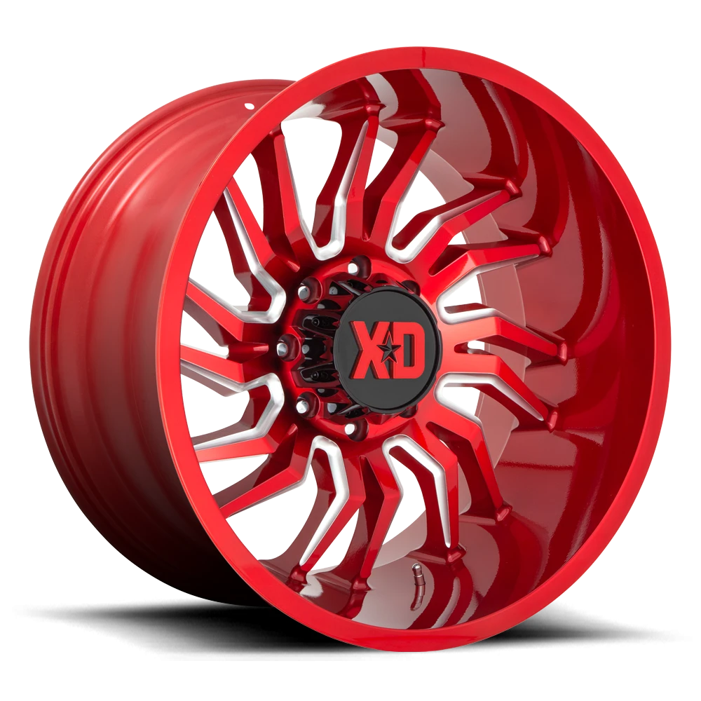 XD Series Tension 20x10" 6x135mm 87.1mm CB -18mm Candy Red Milled