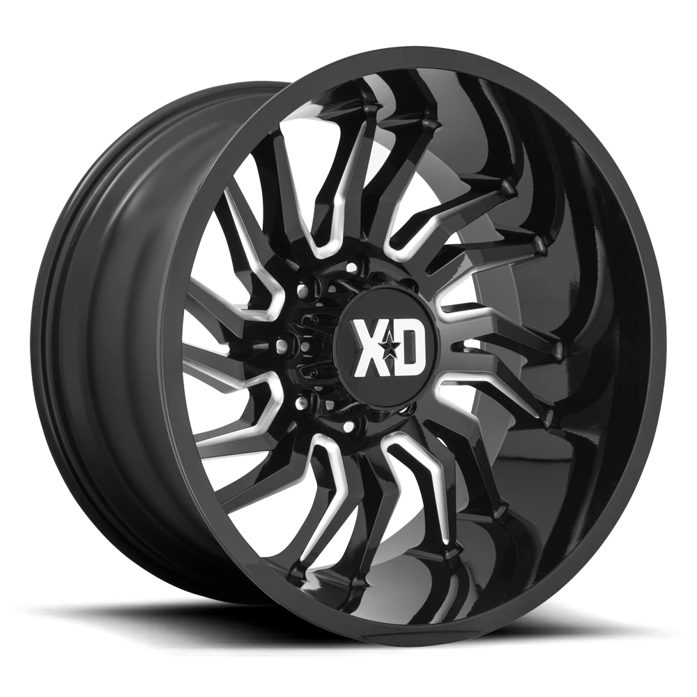 XD Series Tension 20x10" 6x135mm 87.1mm CB -18mm Gloss Black Milled