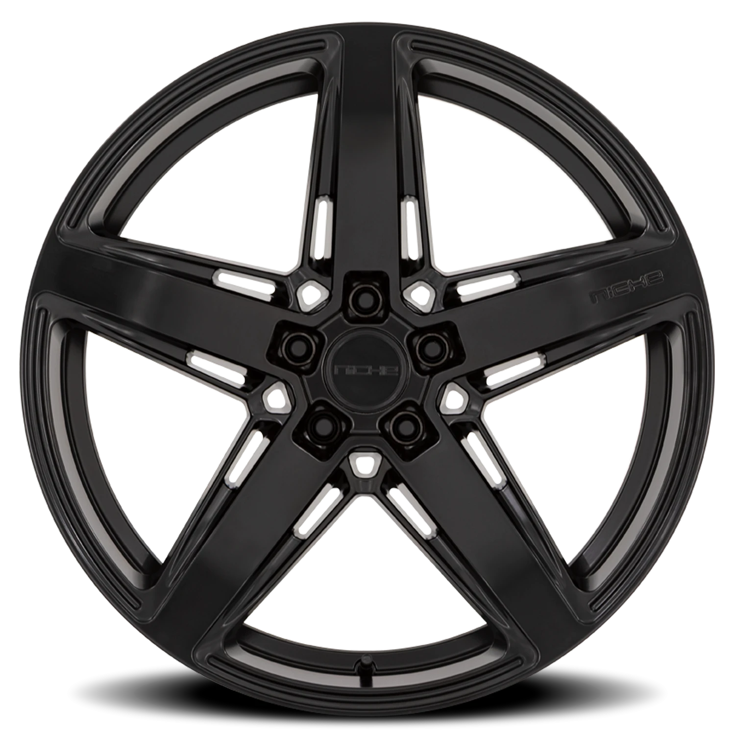 Niche Teramo 20x9.5" 5x115mm 71.5mm CB +15mm Matte Black