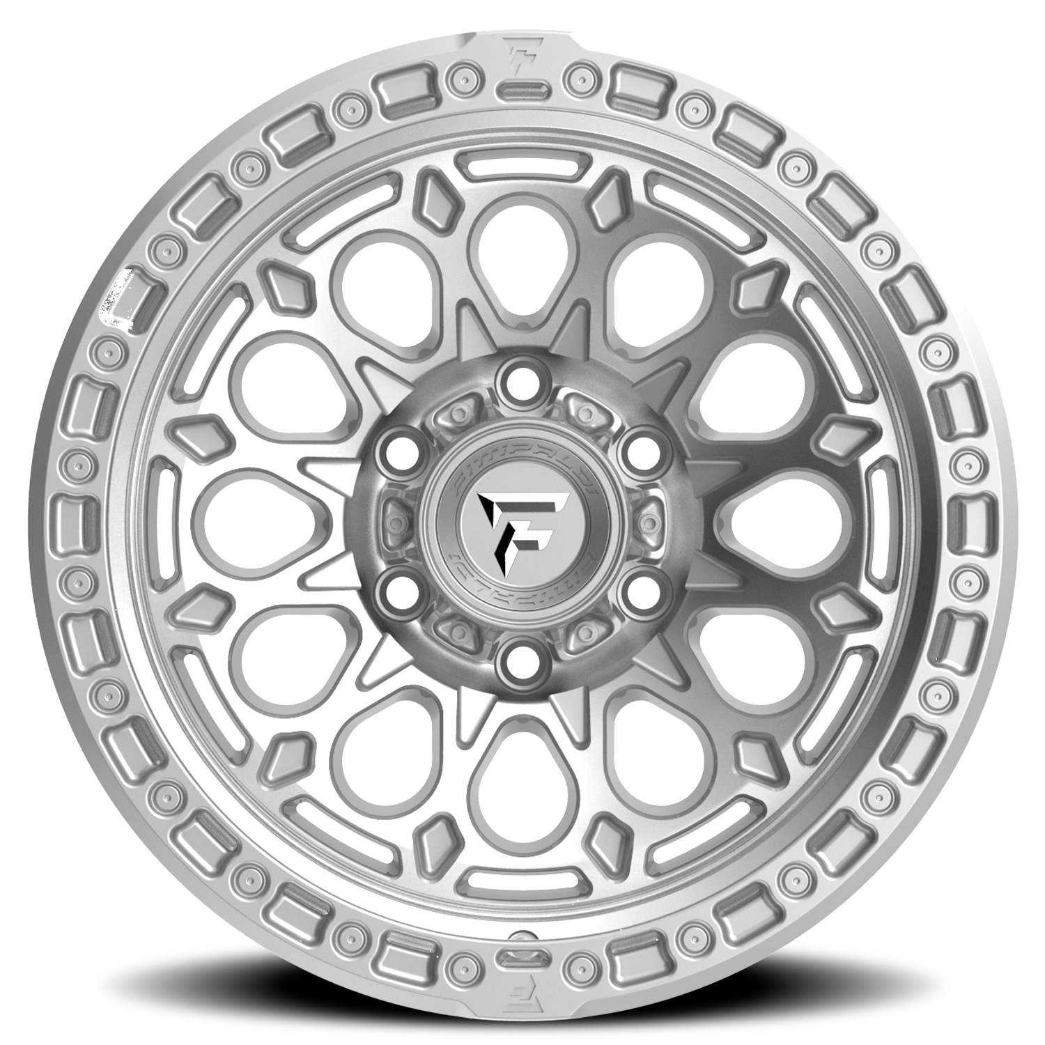 Fittipaldi Offroad Terra Series 18x9" 6x135mm 87.1mm CB +18mm Gloss Silver Machined