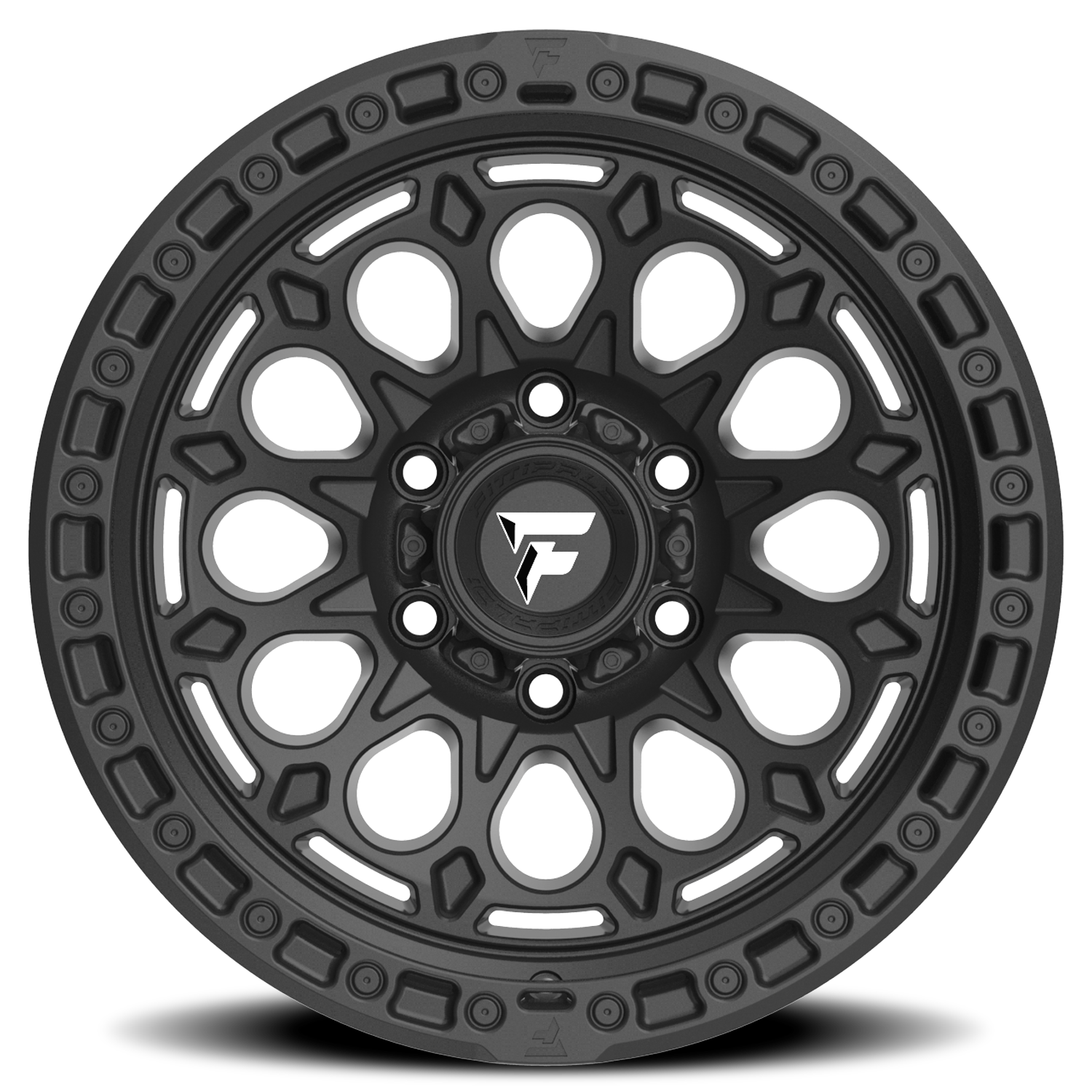 Fittipaldi Offroad Terra Series 18x9" 8x165.1mm 125.2mm CB +18mm Satin Black