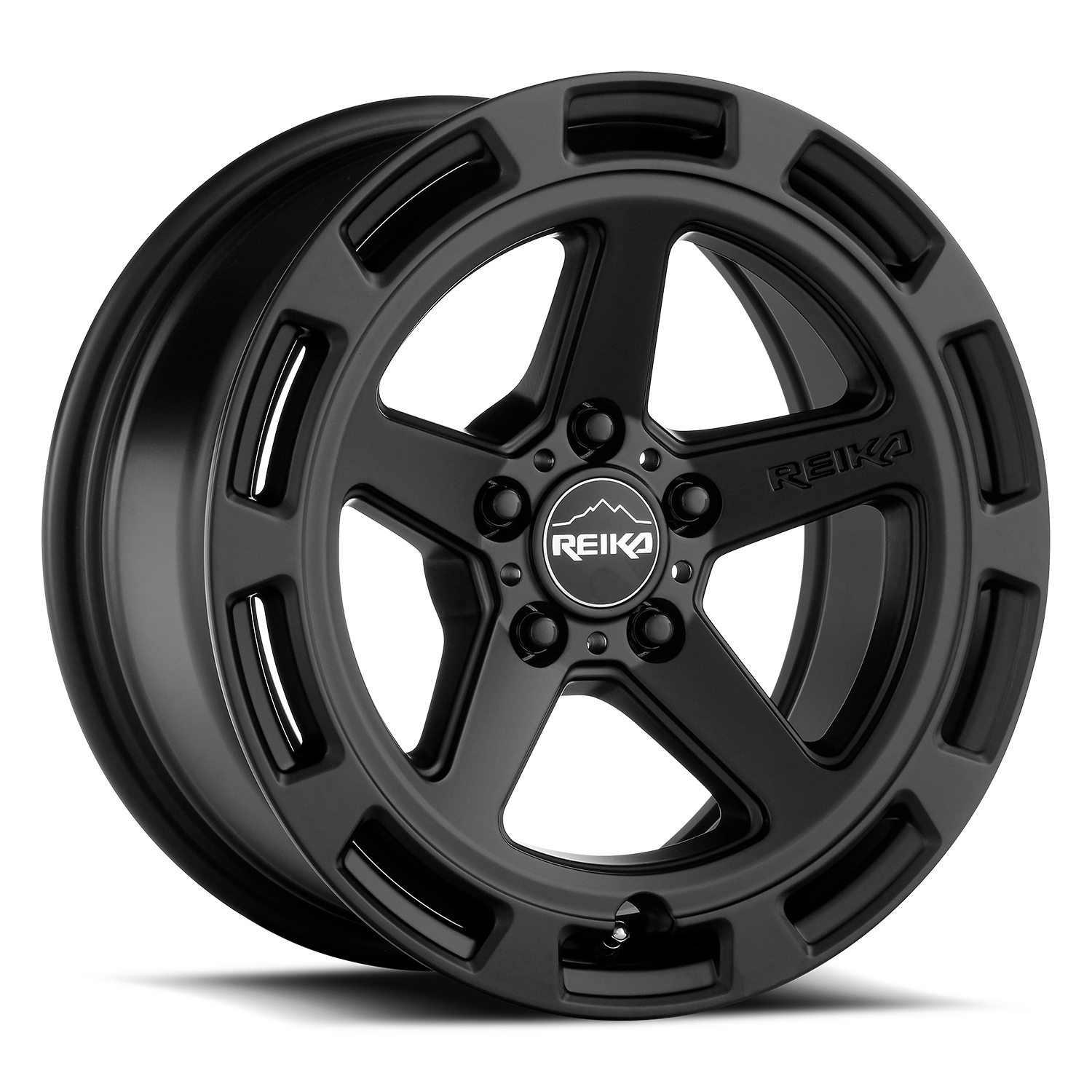 Reika Teton R20 15x7" 5x100mm 56.1mm CB +15mm Satin Black