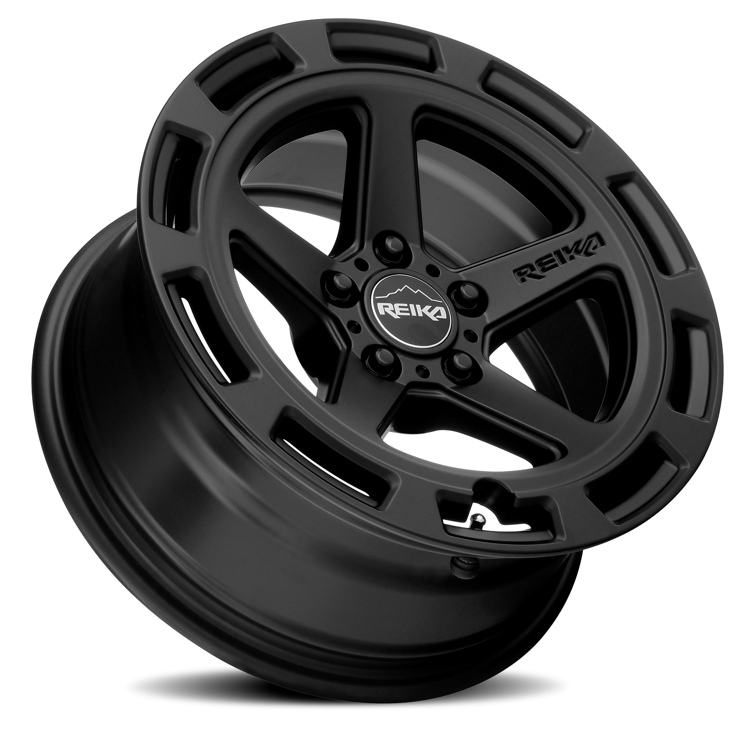 Reika Teton R20 15x7" 5x100mm 56.1mm CB +15mm Satin Black