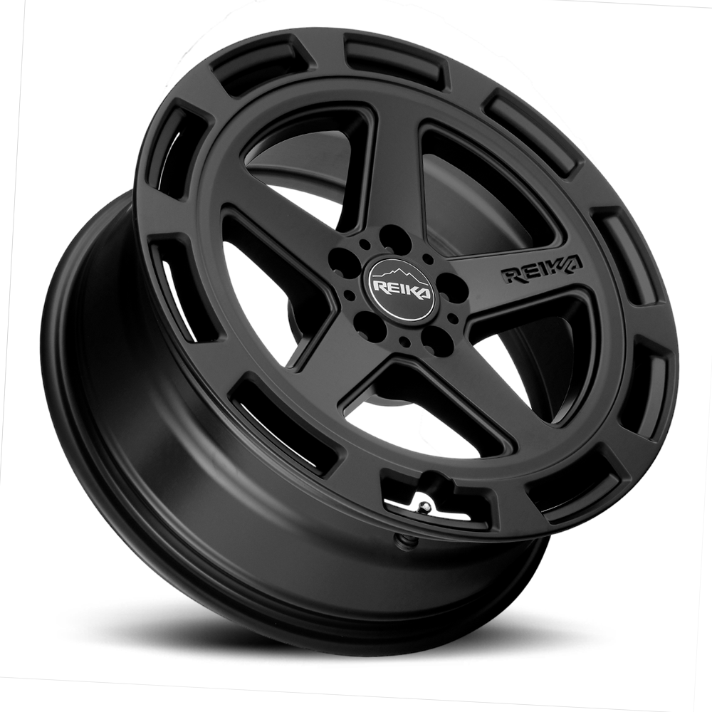 Reika Teton R20 17x8" 5x114.3mm 65.1mm CB +38mm Satin Black