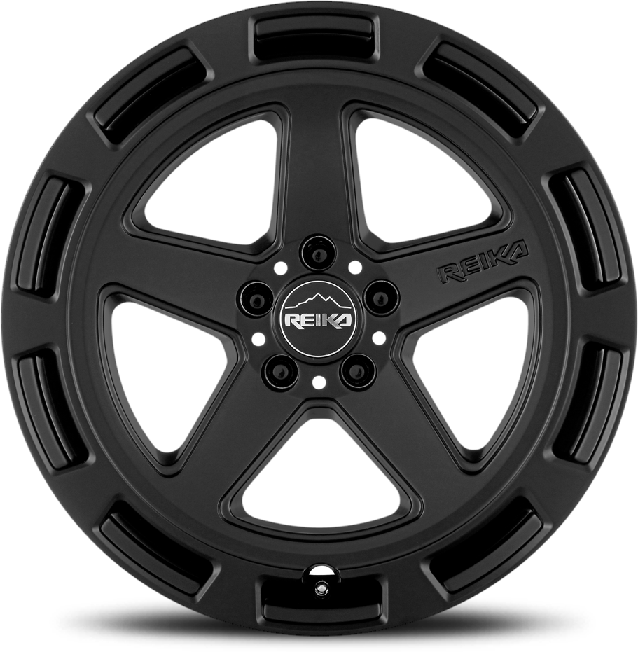 Reika Teton R20 17x8" 5x114.3mm 65.1mm CB +38mm Satin Black