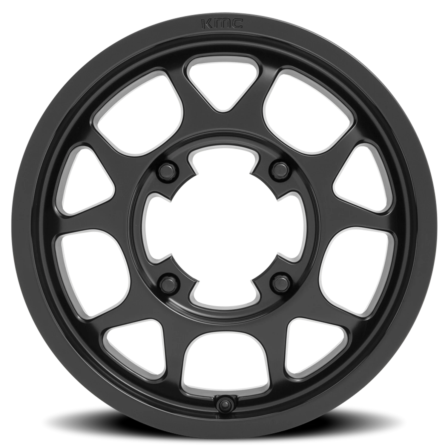 KMC Toro UTV 15x6" 4x156mm 115.1mm CB +38mm Satin Black