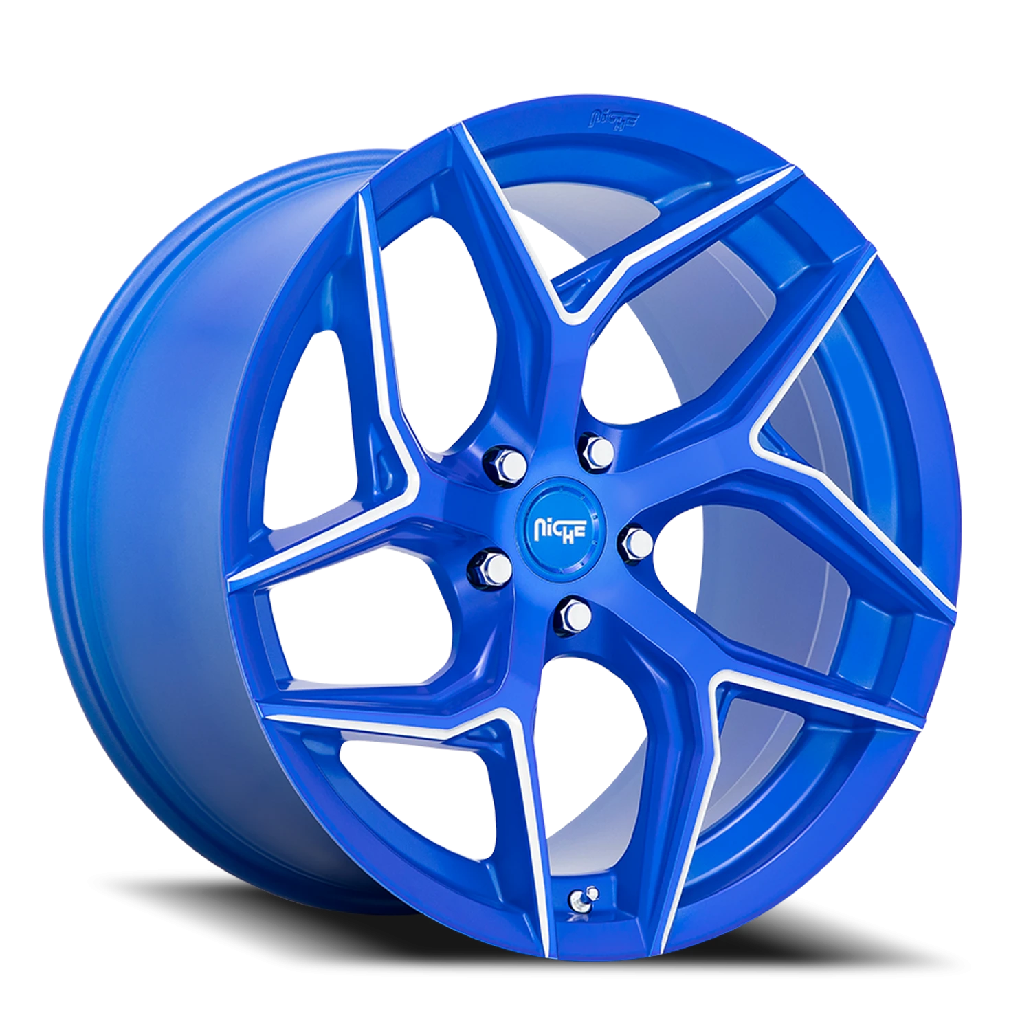 Niche Torsion 20x10.5" 5x112mm 66.56mm CB +40mm Anodized Blue Milled
