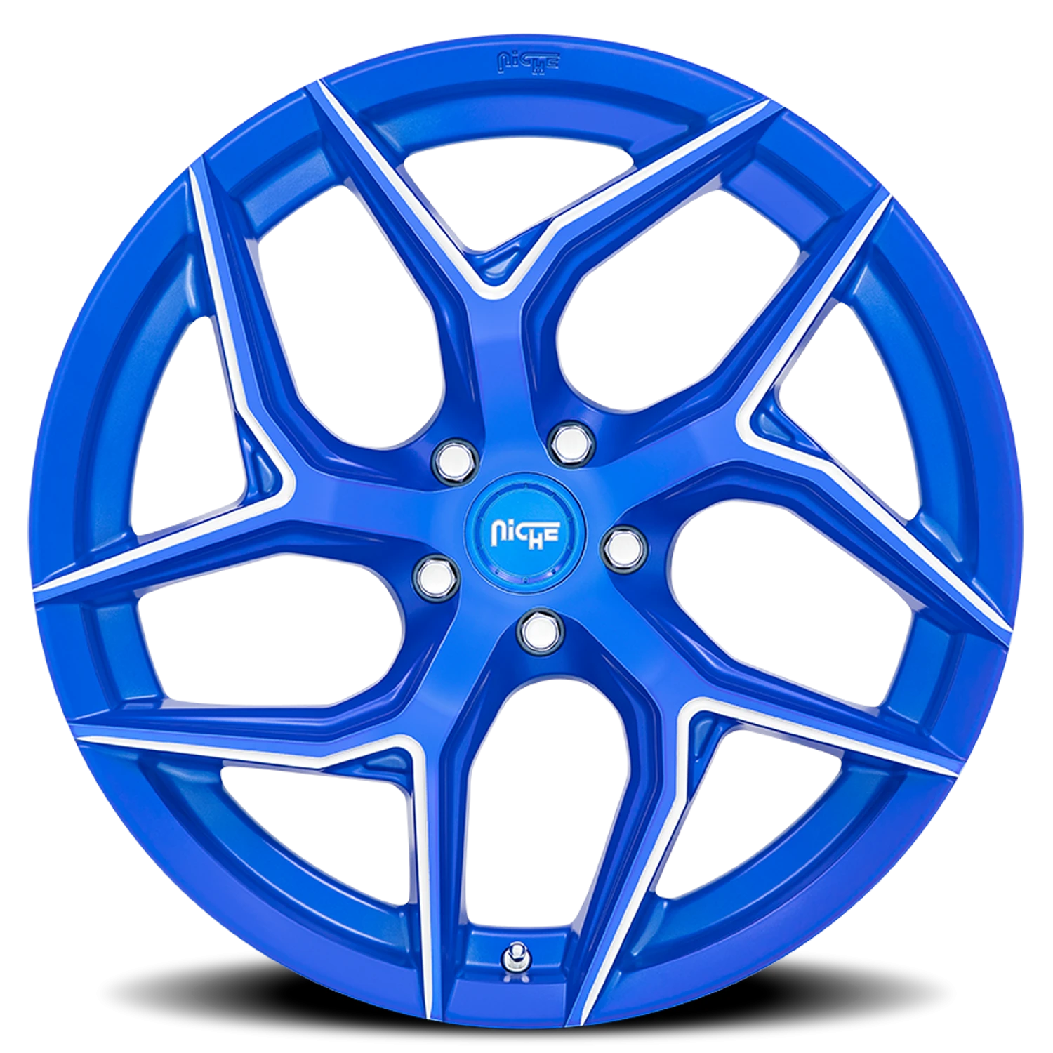 Niche Torsion 20x9" 5x120mm 72.56mm CB +35mm Anodized Blue Milled